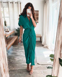 Chic Chic Tie Maxi Dress - UnikWe Boutique