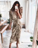 Chic Chic Tie Maxi Dress - UnikWe Boutique