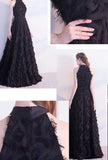 Fringed Feather Patchwork Backless Formal Maxi Dress