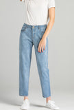 Casual Slim Cropped Straight Leg Jeans