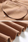 Classic Camel Belted Double-faced Wool Long Coat