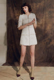 Classic Tweed Slim-fit A-line Mini Dress