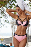 Color Matching Underwire Bikini Top & Hipster Bottom