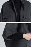 Double-sided Loose Wool Cardigan Coat