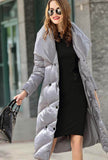 Extra Long Cape Down Puffer Jacket