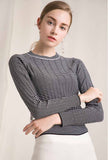 Fashion Slim Long Sleeve Pullovers Sweaters