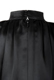 Flared Sleeves Black Tight Mini Dress