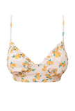 Floral Print Bikini Top & High Waist Bottom Swim Suit