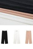 High-waist Straight Loose Cropped Suit Pants