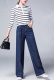 High Waist Loose Wide Jeans With Belt