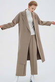 Loose Double-faced Cashmere & Wool Coat