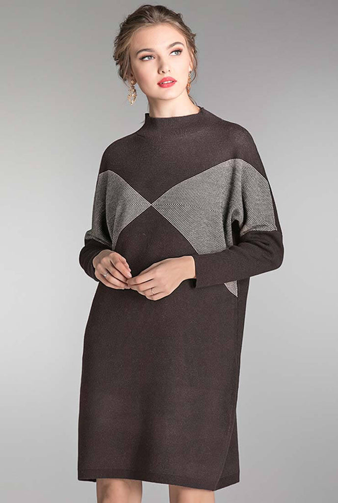 Loose Mid-length Midi Sweater Dress