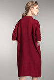 Loose Mid-length Midi Sweater Dress