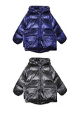 Metallic Loose Warm Bubble Puffer Jacket