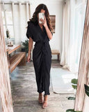 Chic Chic Tie Maxi Dress - UnikWe Boutique