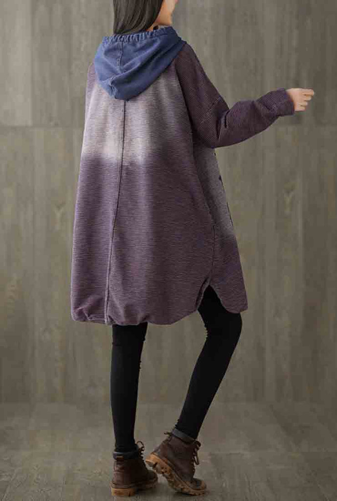 Style In Mind Cotton Hodded Midi Dress
