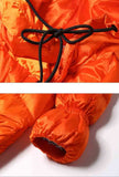 Thicken Mid-length Bright Loose Down Jacket