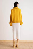 Turtleneck Casual Pullover Wool Blend Sweater