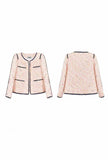 Vintage Style Pink Little Tweed Jacket